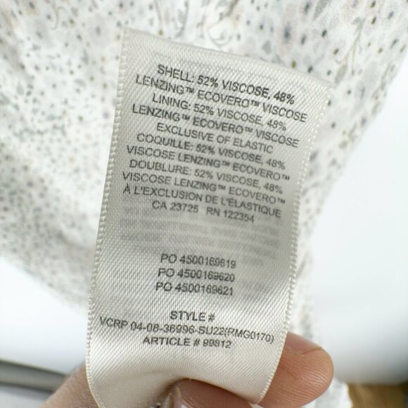 Wilfred Floral Mini Dress in Cream - Picture 6 of 6